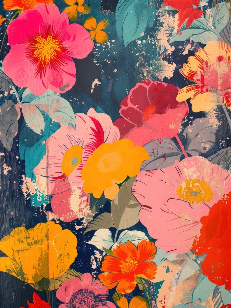 Great Japan Hokusai Japanese Floral 3