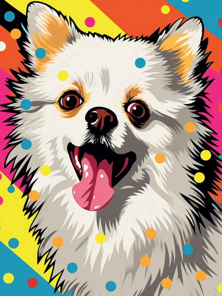 Bright Blue Pomeranian 2