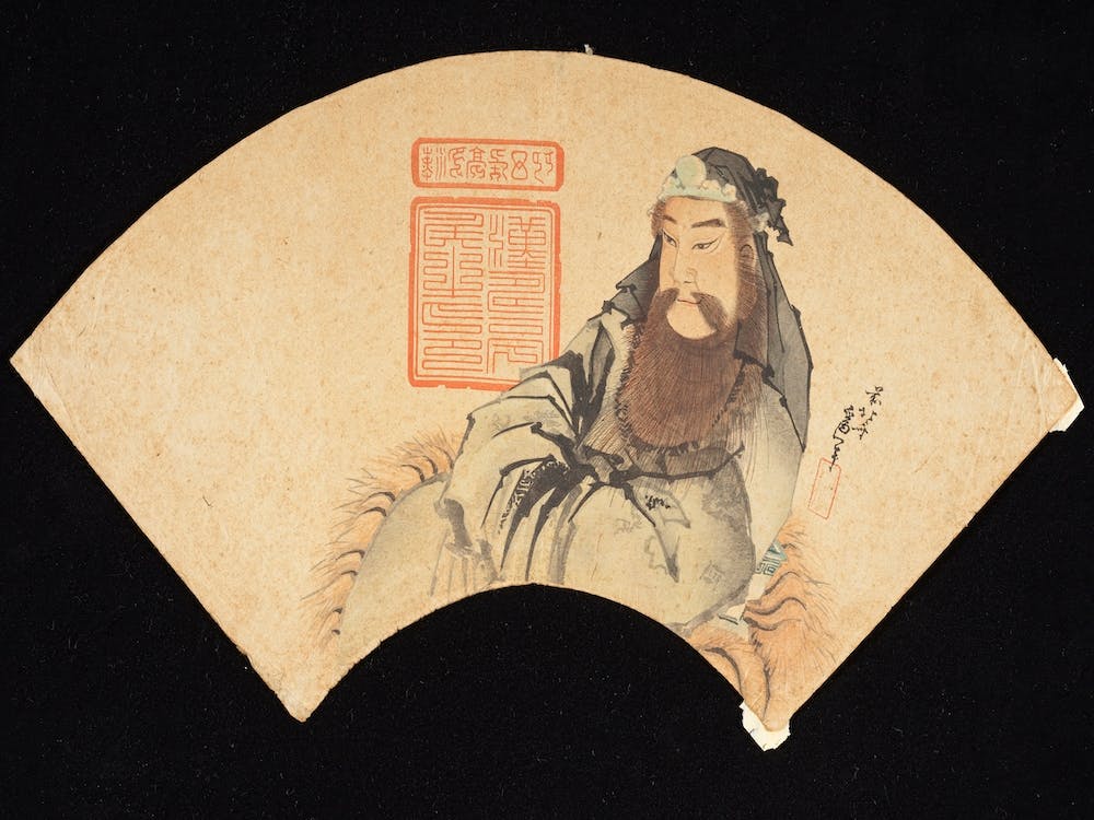 Fan Paint, Katsushika Hokusai