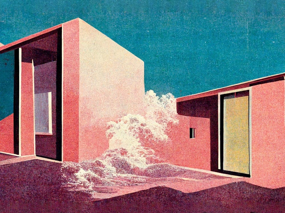 Hockney House Pink