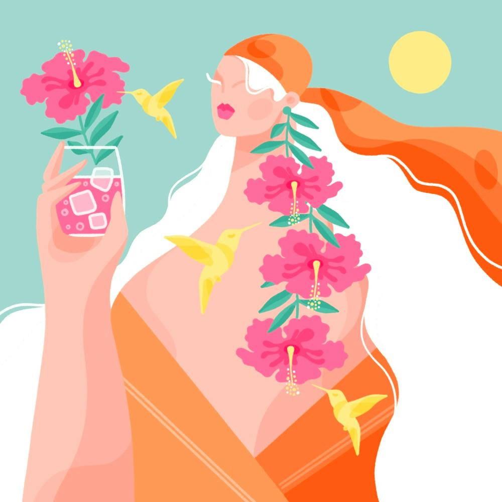 Hibiscus Lemonade