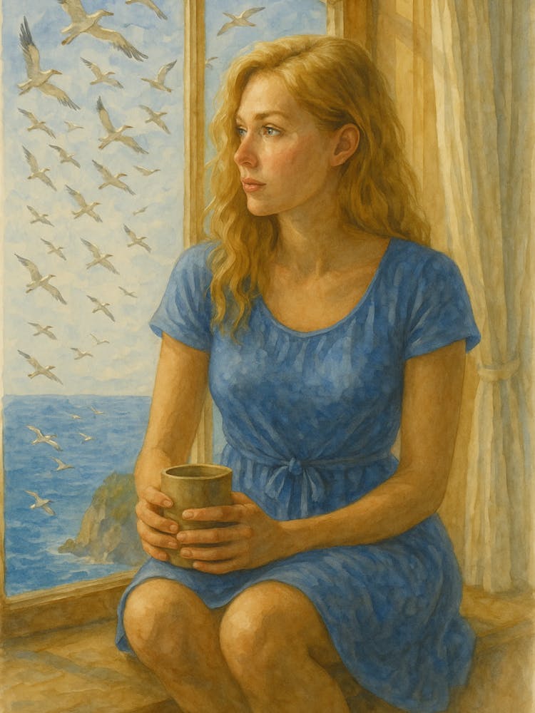 Girl At The Window