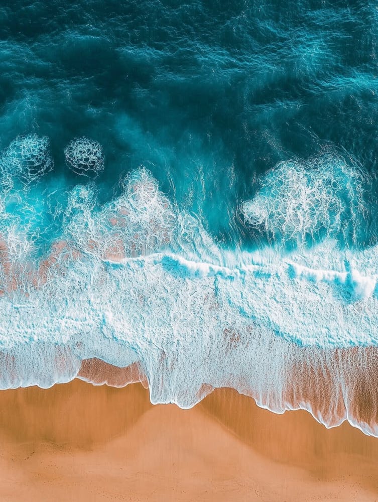 Aerial View Of A Beach 59