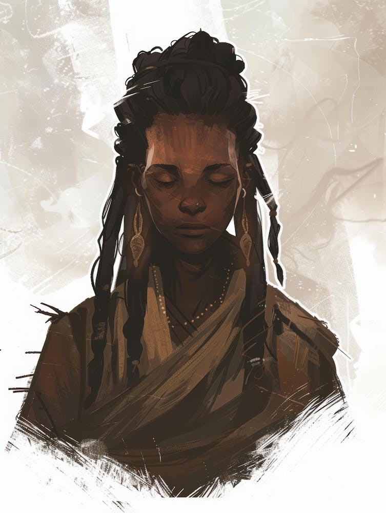 Woman With Dreadlocks 1