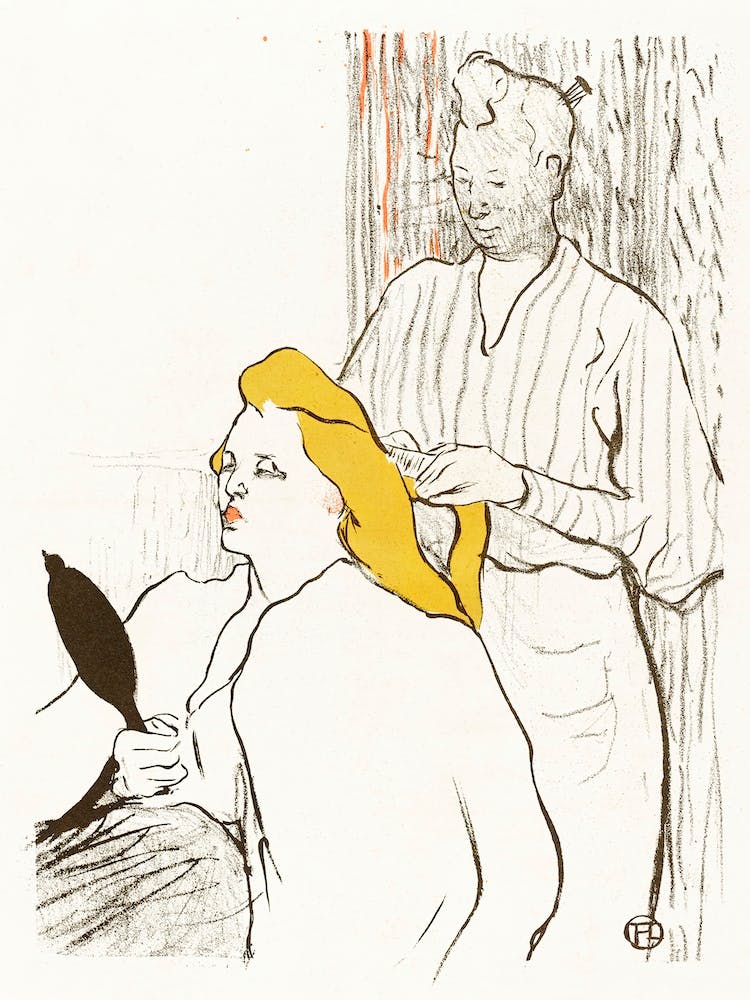 The Hairdresser (1893), 1, Henri de Toulouse-Lautrec