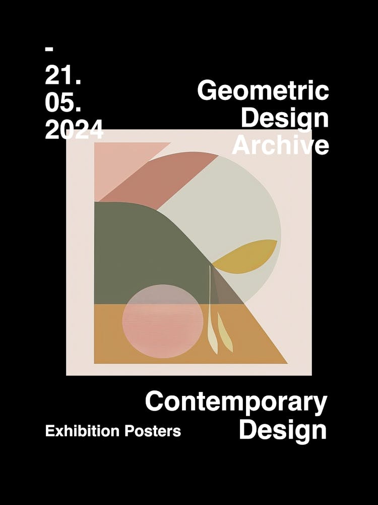 Geometric Design Archive Poster 13