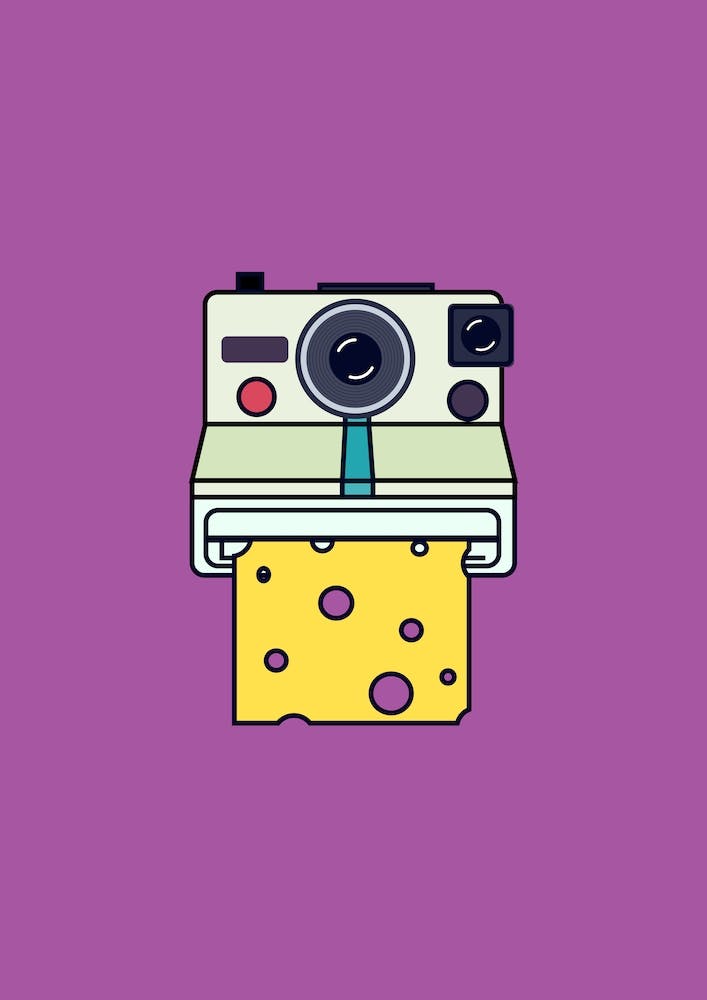 Say Cheese Purple