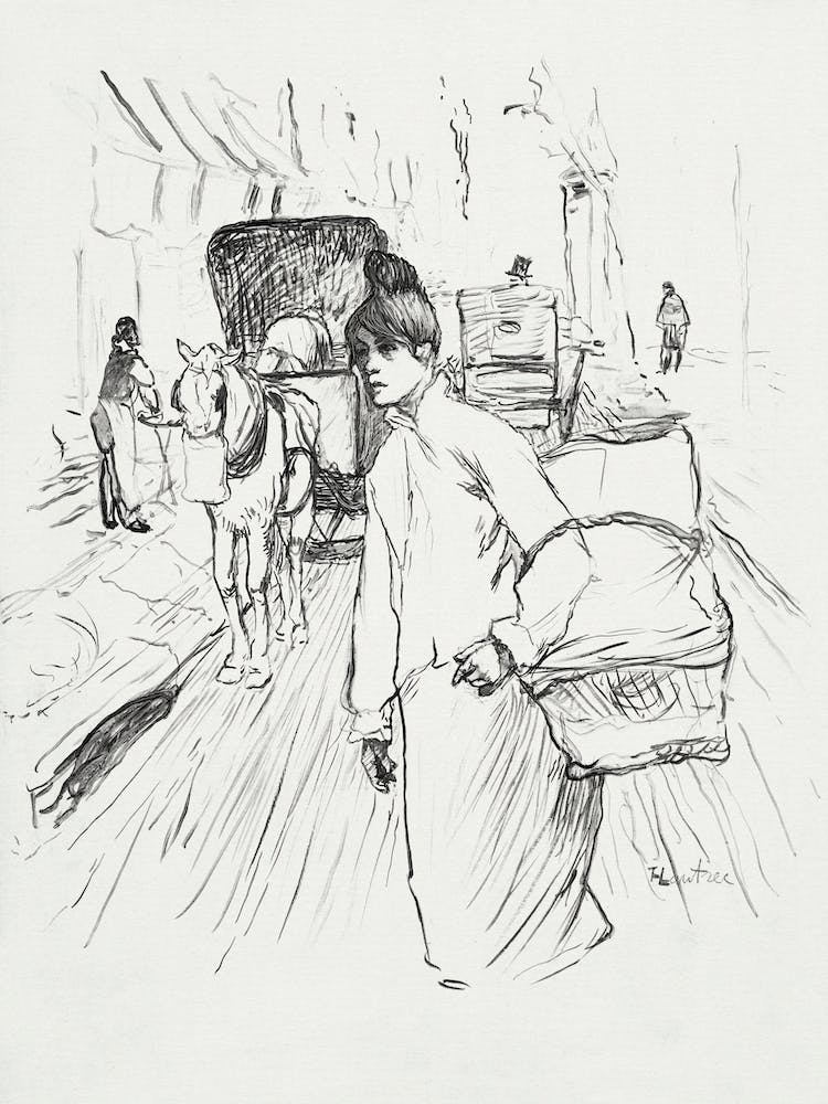 The Laundress (1888), Henri de Toulouse-Lautrec