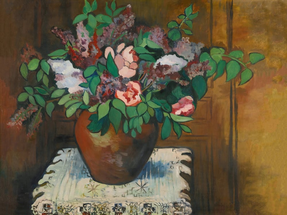 Vase Of Flowers, Vintage Floral Art