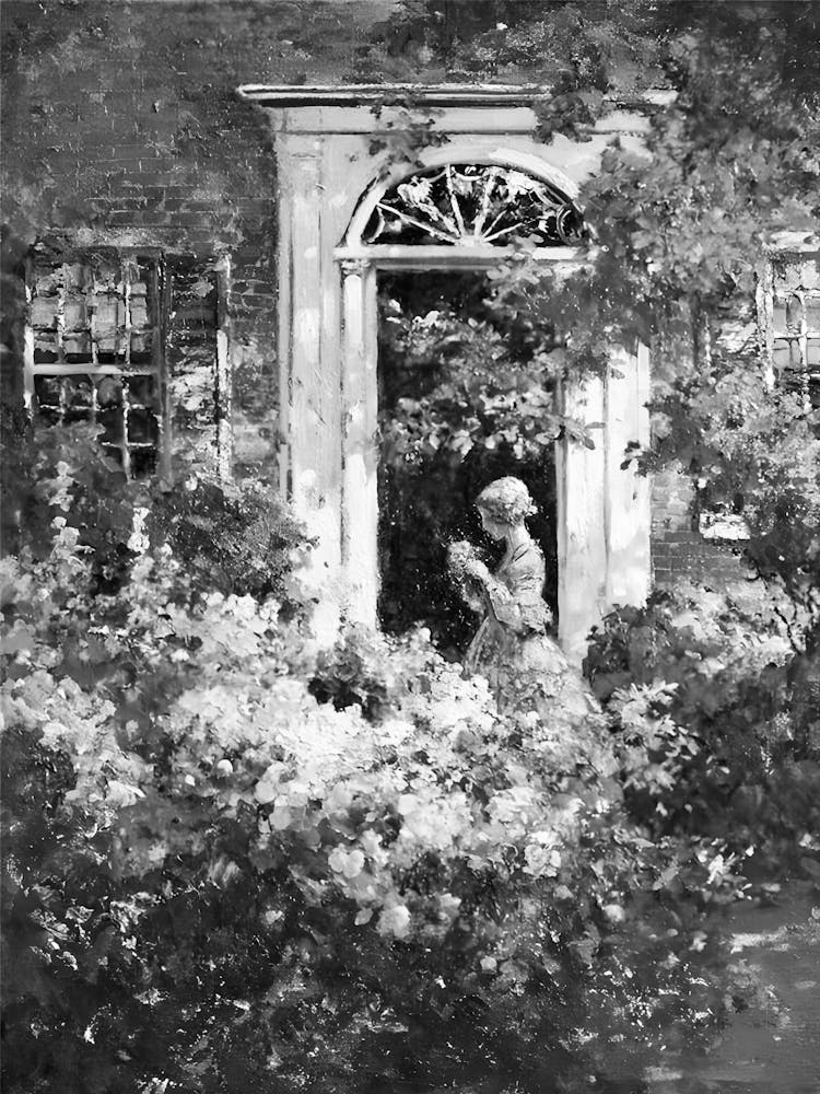Woman In A Garden