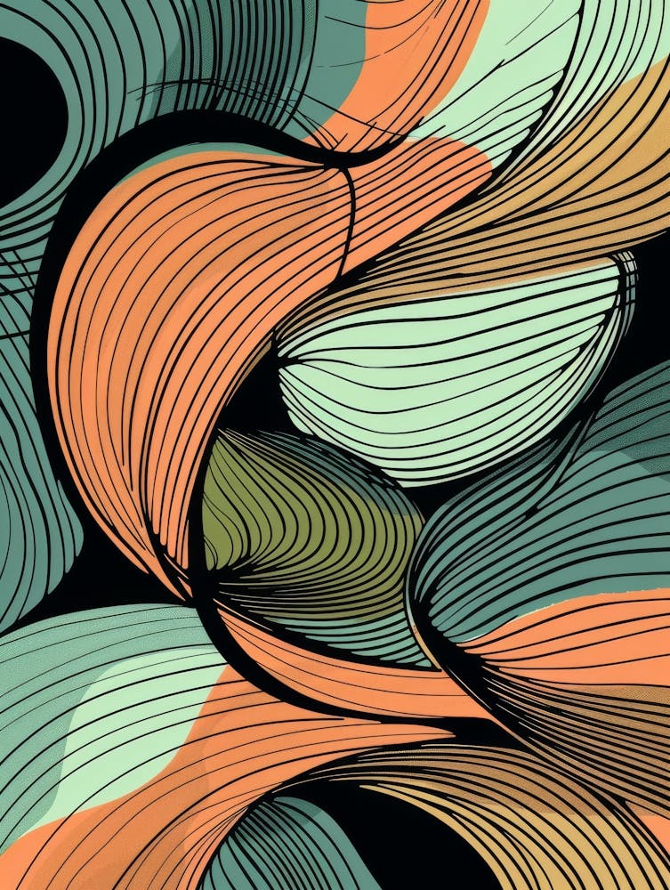 Abstract Wavy Pattern 4