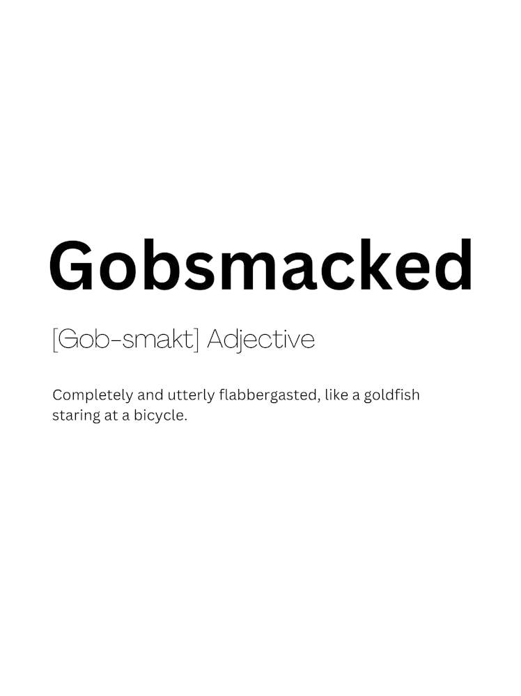 Gobsmacked Definition Meaning