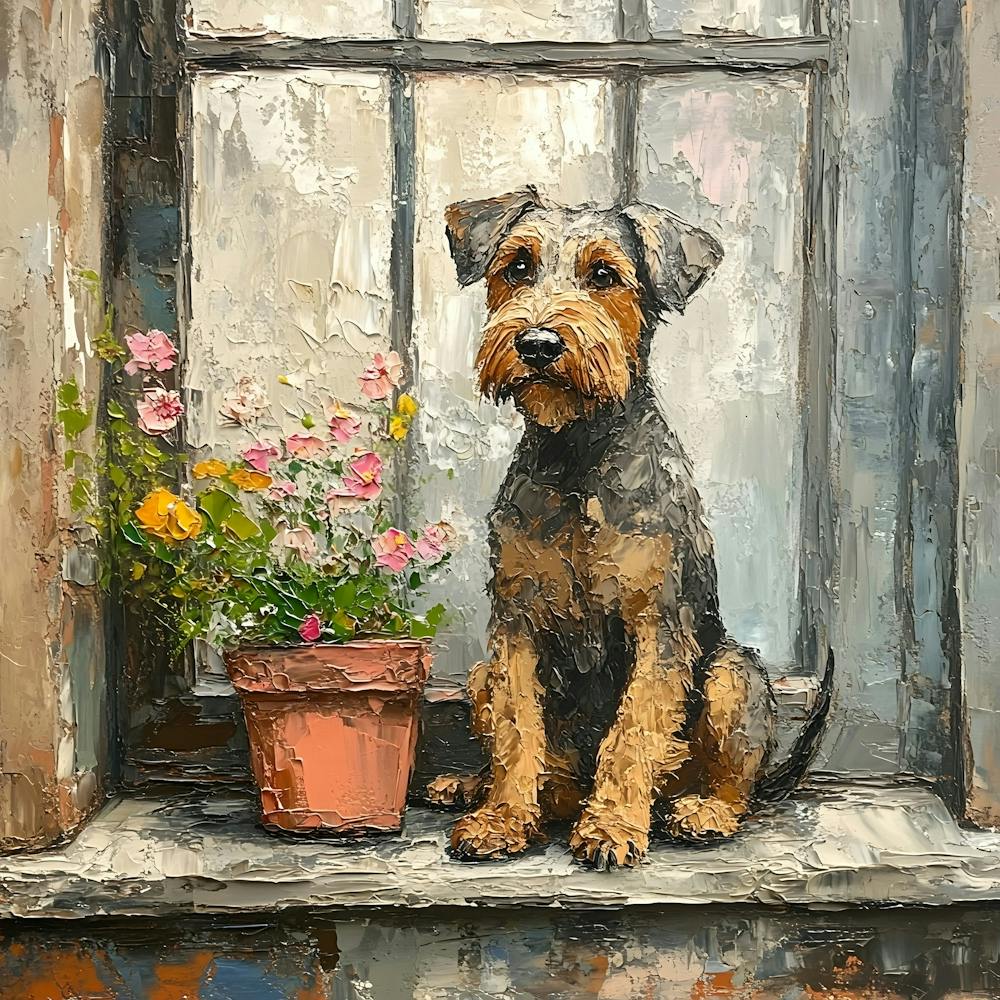Terrier In Window 1