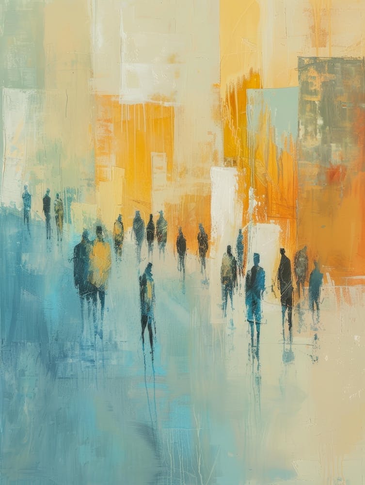 People Walking In The City 1