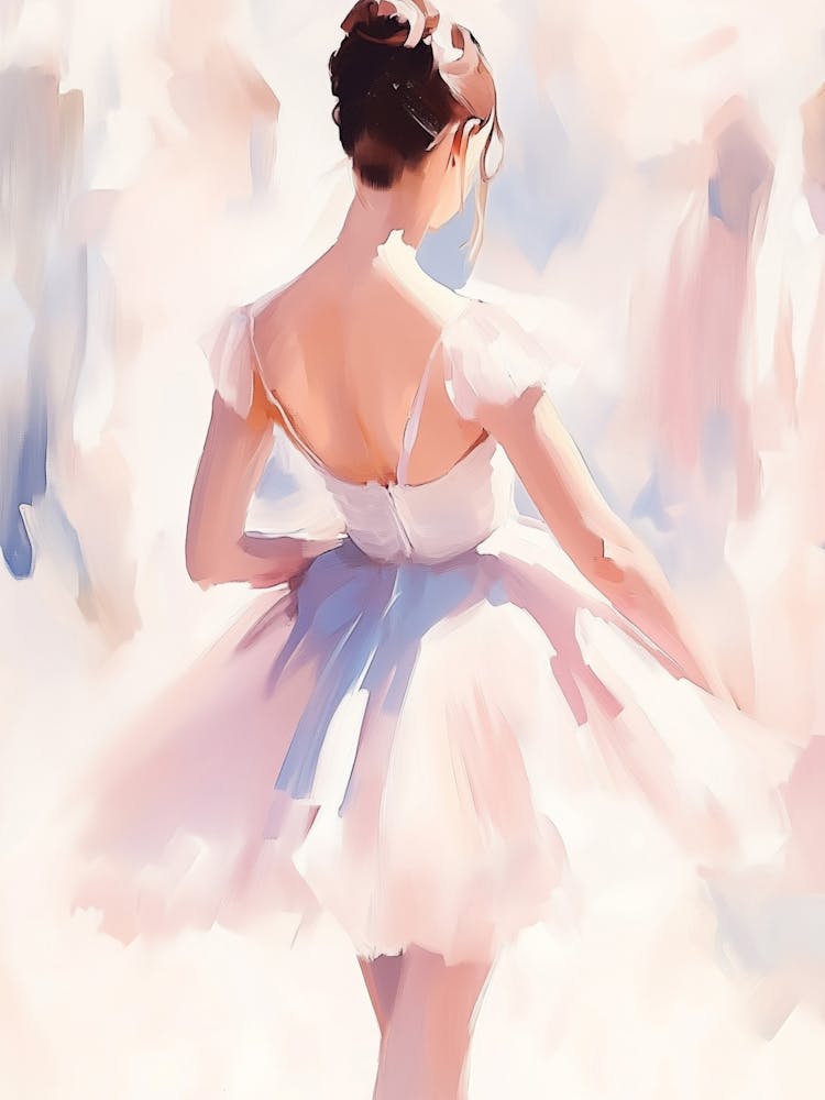 Pastel Ballet Dancer