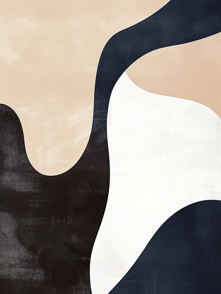 Rippled Stillness Minimalist Style