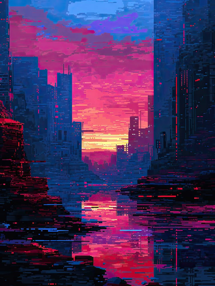 Bitmapped Blossoms | Pixel Art Series