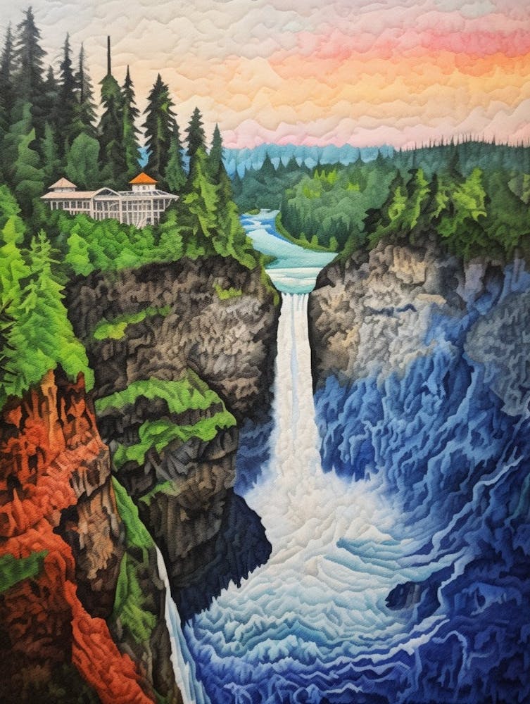 Snoqualmie Pass Retro Pop Art 12