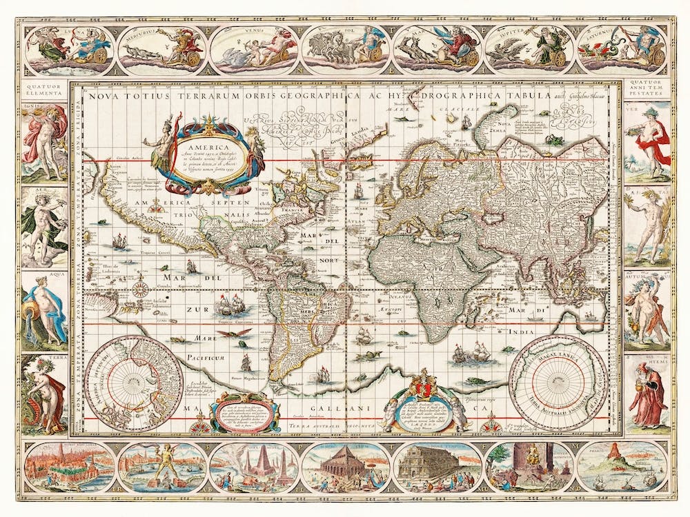 Nova Totius Terrarum Orbis Geographica Ac Hydrographica Tabula (1635–1649)