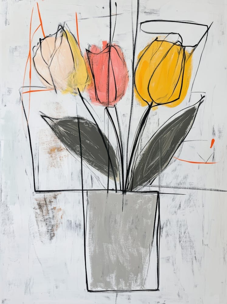 Tulpen in einer Vase 87