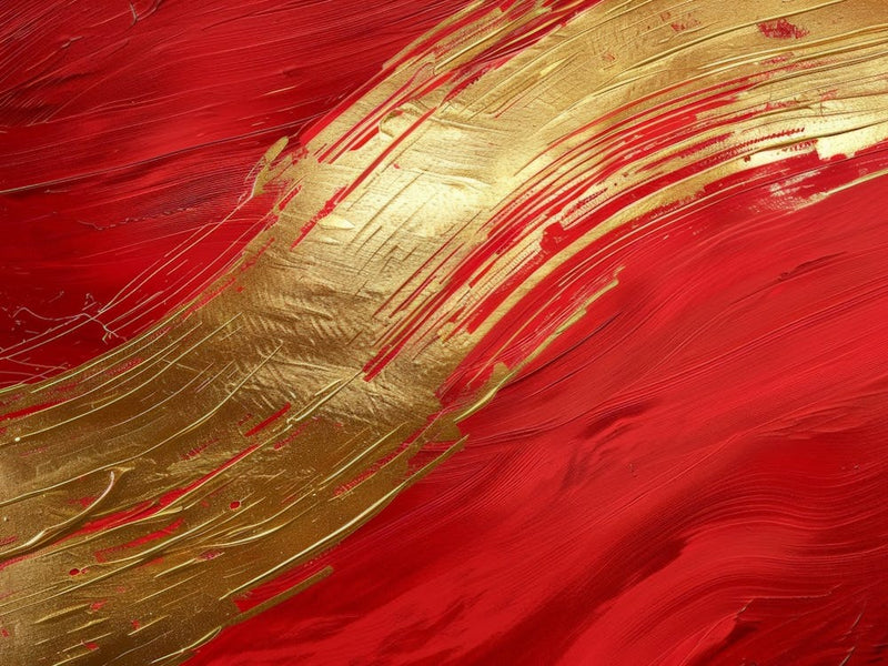 Gold And Red 4