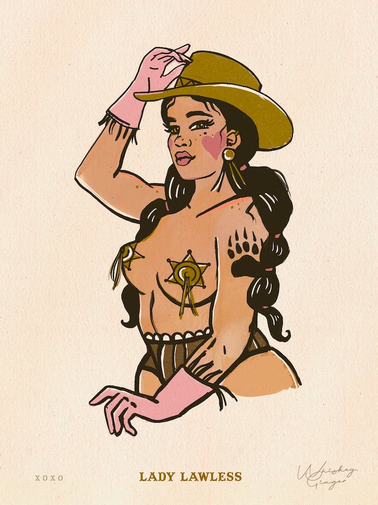 Rebel Romantics Lady Lawless Cowgirl