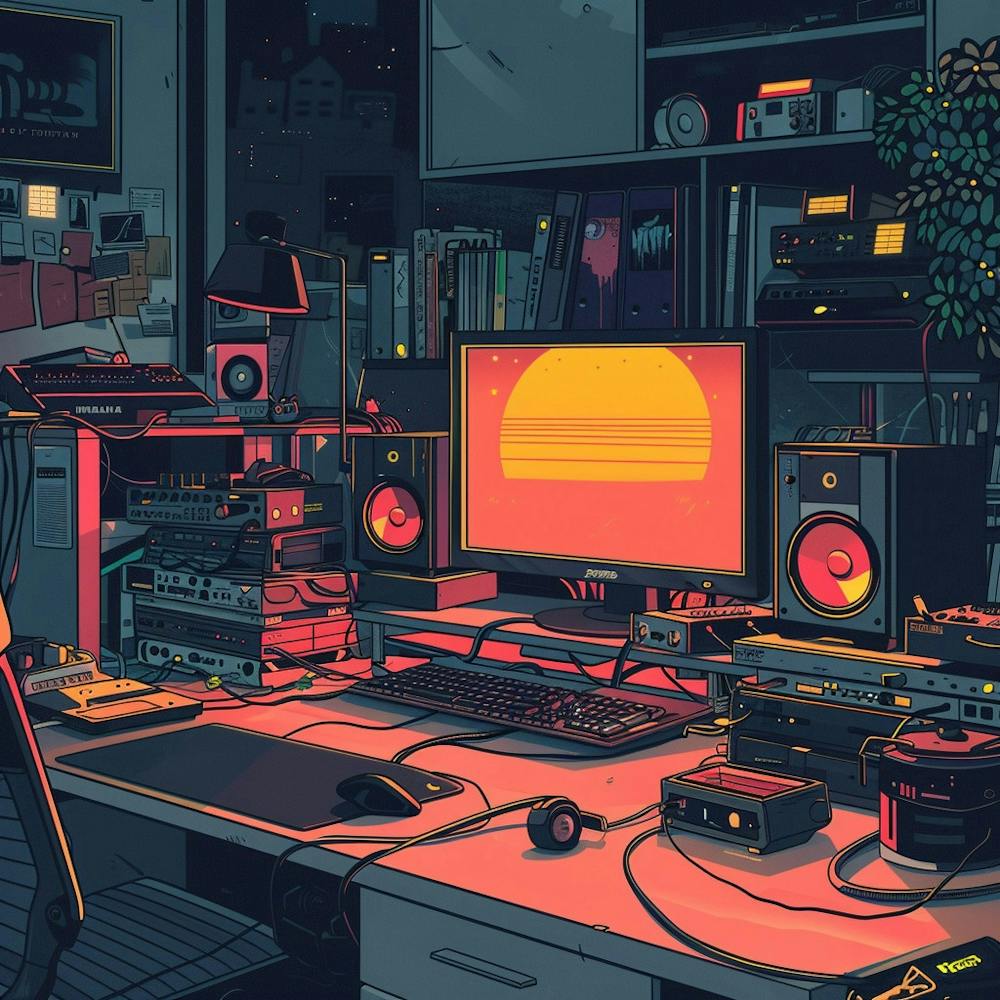 Eine Workflow-Automatisierungs-Lofi-Illustration 1718669074 4