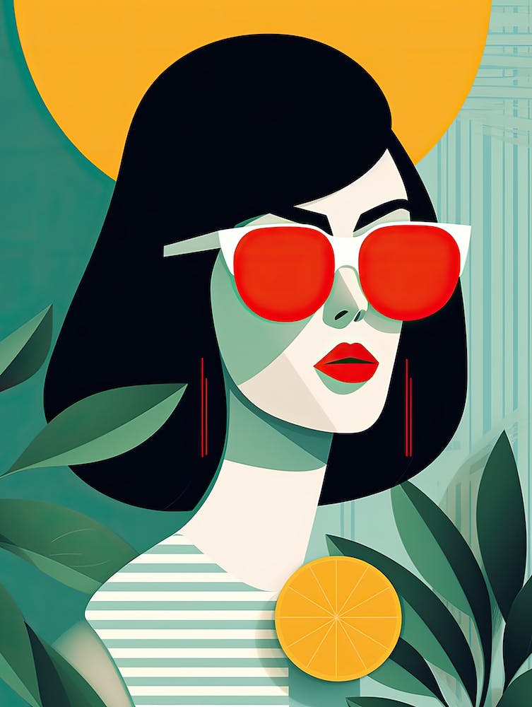 Woman and lemons