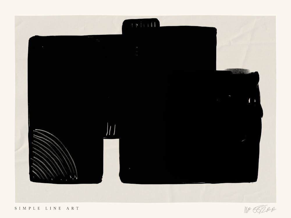 Simple art line no 35
