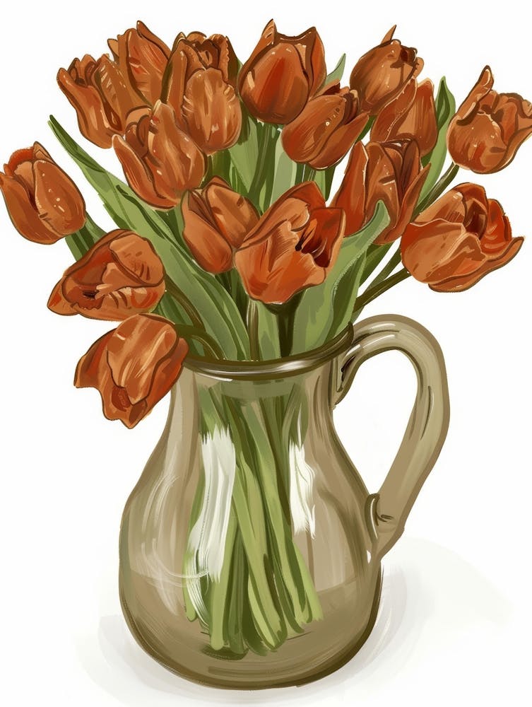 Tulips In A Vase 2