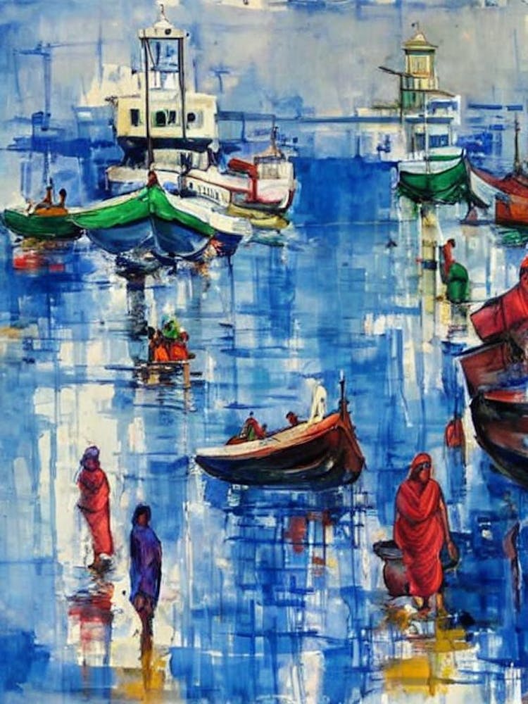 Port Of Kochi India Abstract Block harbour