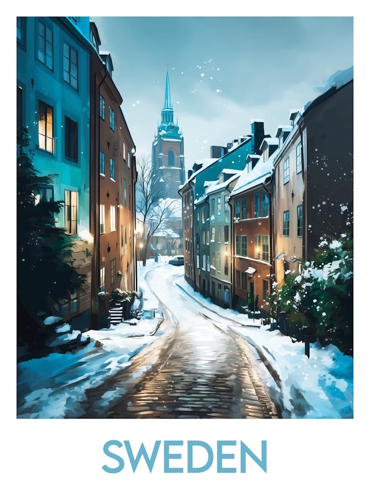 Reiseplakat Schweden 1