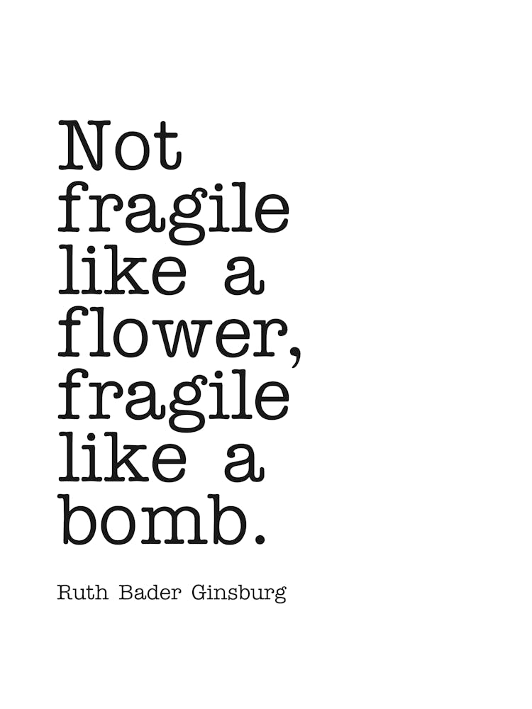Not fragile like a flower, fragile like a bomb quote, vintage, retro, saying, phrases, book quotes, sassy, cool, sarcastic, vibes, mood, typewriter, quotes