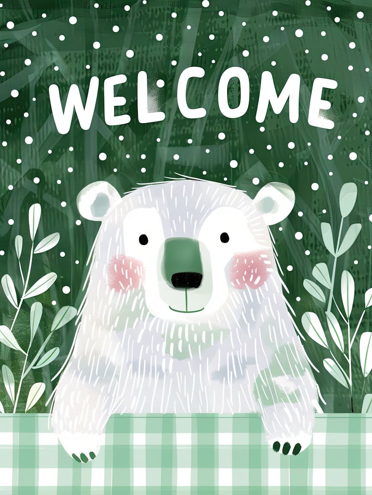 Cute Whiskers Welcome Children S Prints & Kids Posters