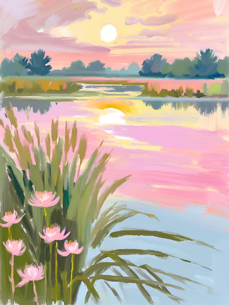 Sunset By The Water