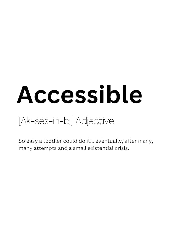 Accessible Definition Meaning