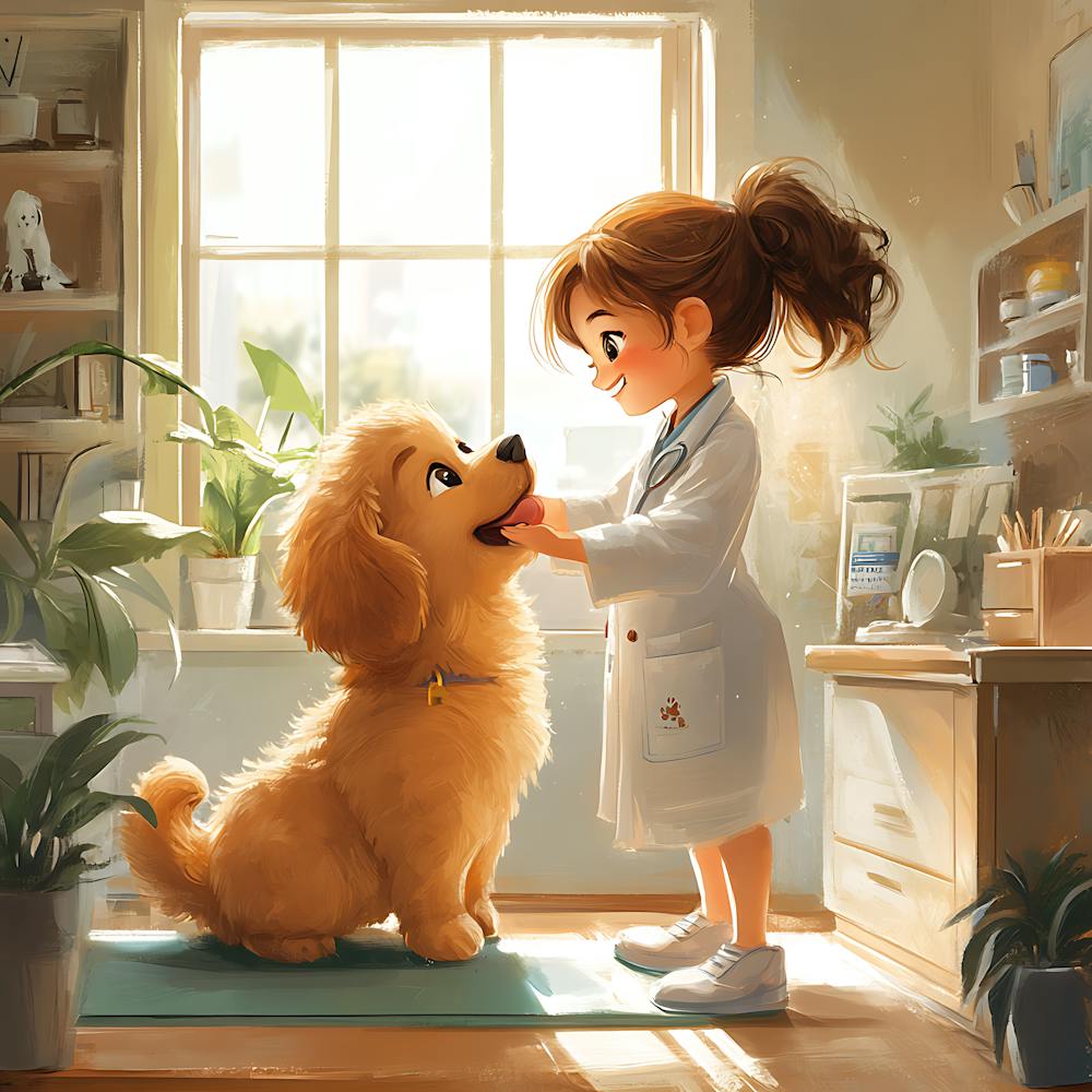 Adorable Chibi Vet Puppy Care 8