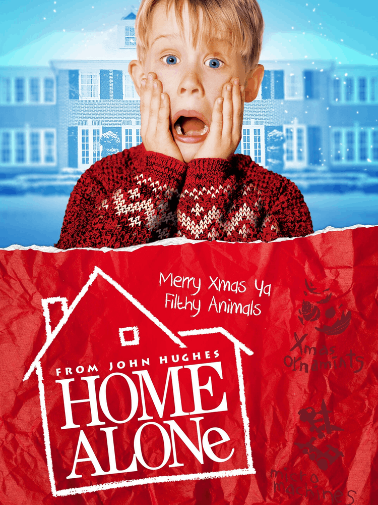 Home Alone, Wall Print, Movie, Poster, Print, Film, Movie Poster, Wall Art,
