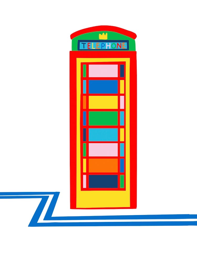 English Telephone Box