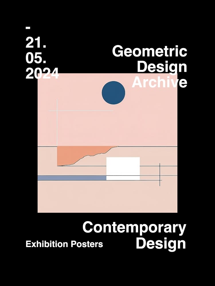 Geometric Design Archive Poster 28