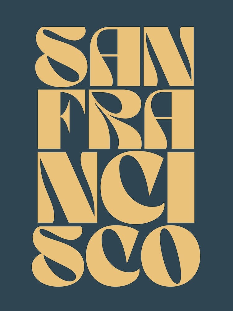 Navy And Yellow San Francisco