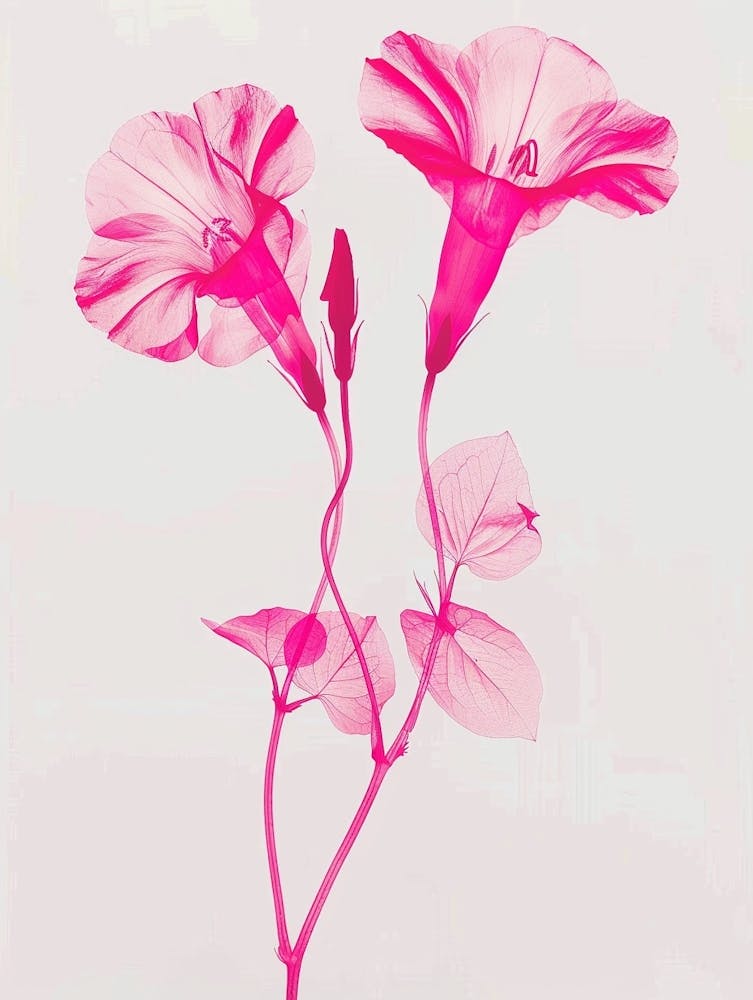 Hot Pink Morning Glory 1