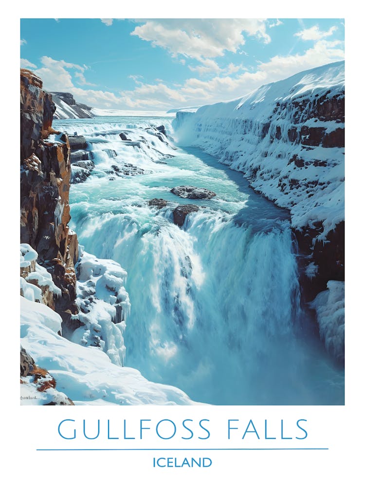 Chutes de Gullfoss Islande