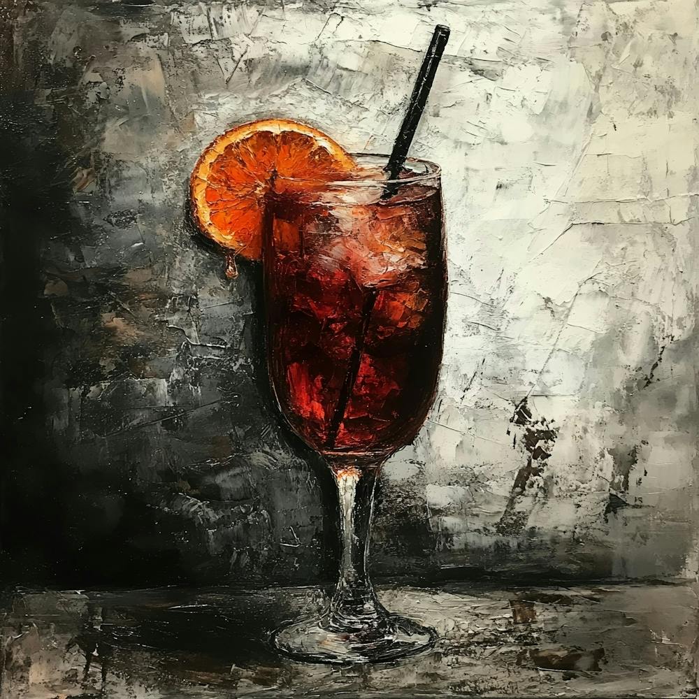 Drink In A Glass Art