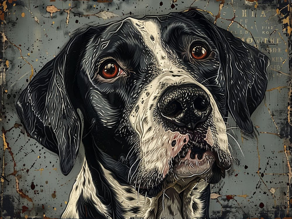 English Pointer Fine Art Portrait 2