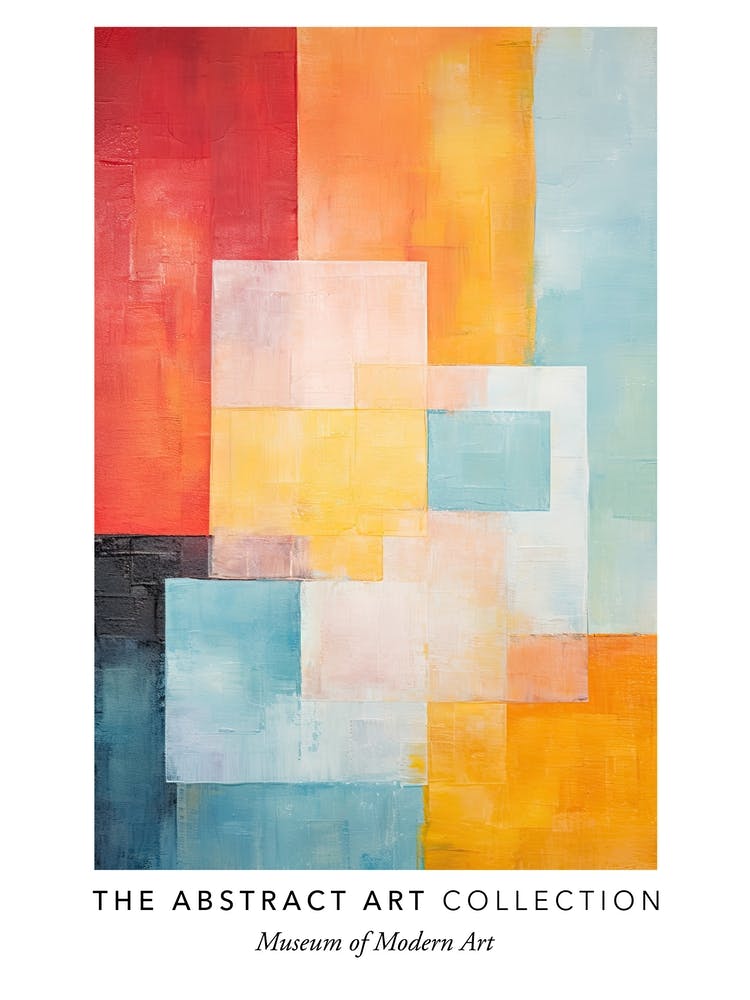 Colourful Abstract 2 Exhibition Poster
