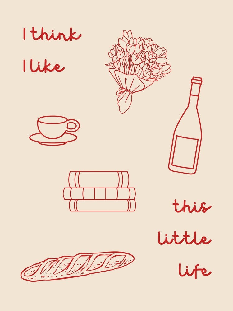 This Little Life Poster Red
