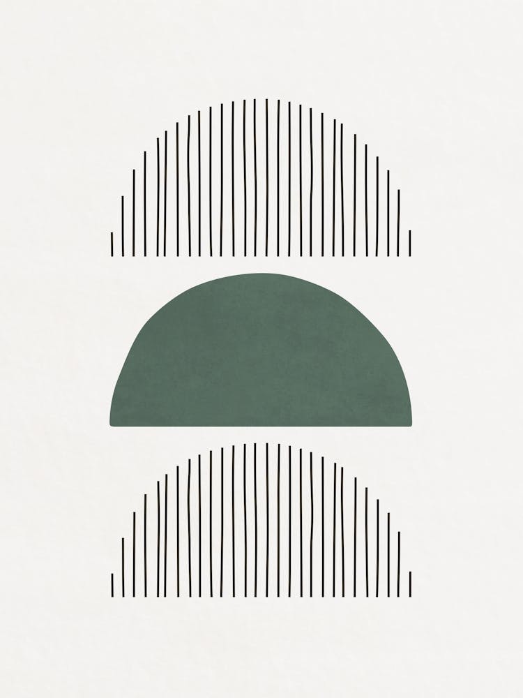 Shapes and Lines - Green 02 1