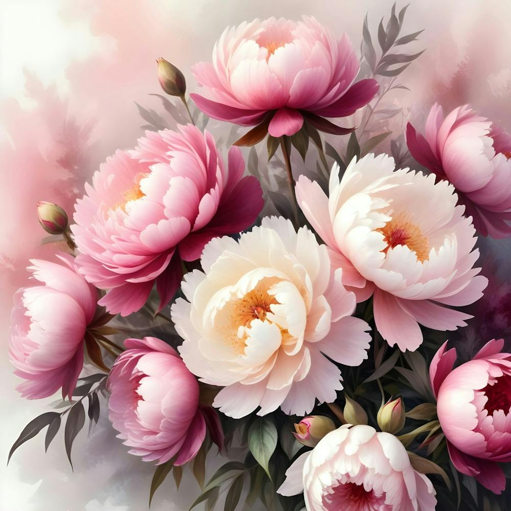 Pink Peonies 3