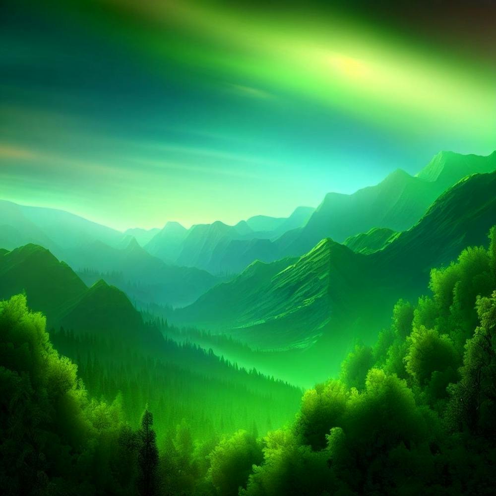Green Mountain Landscape